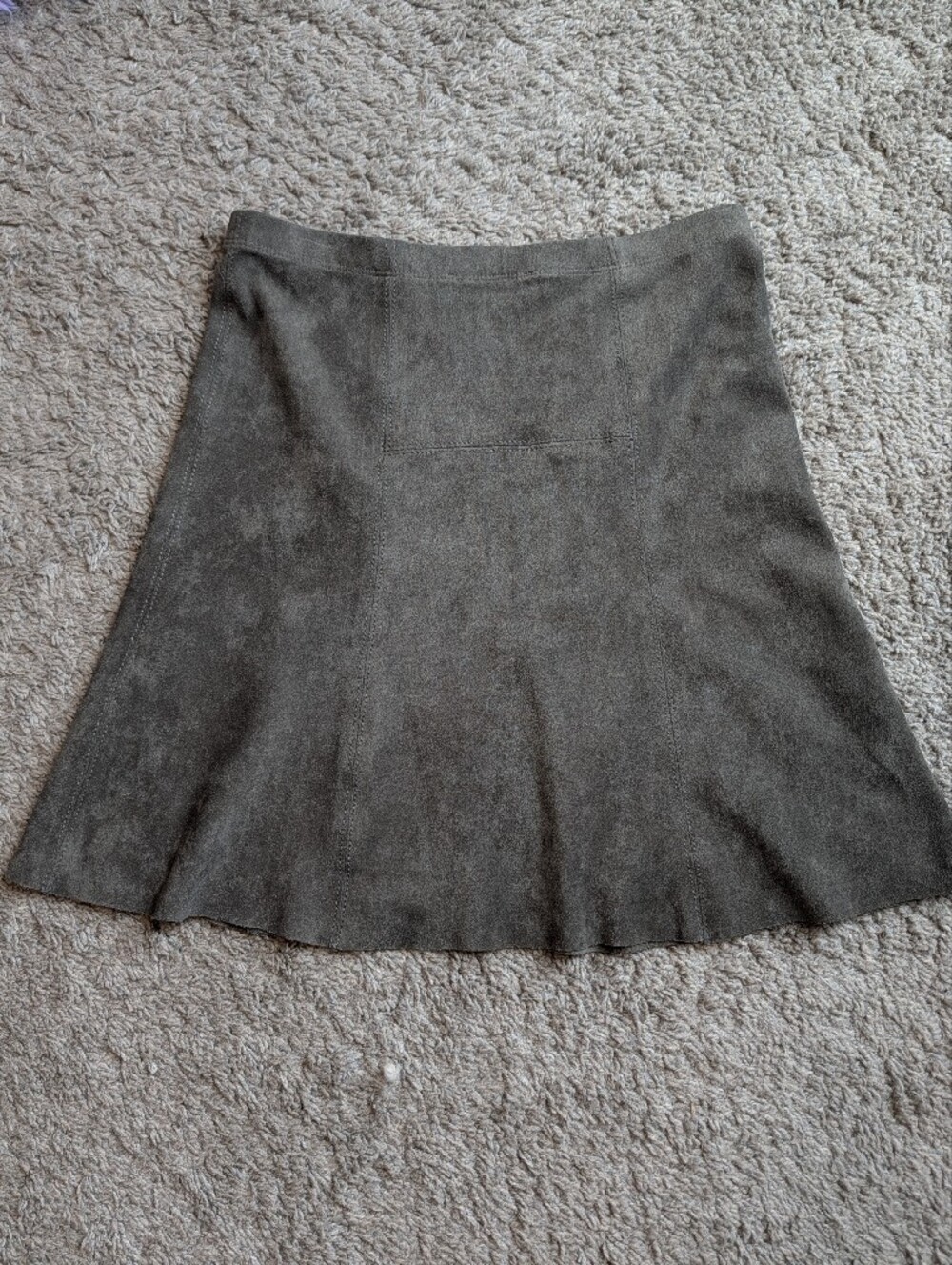 Karen Kane Faux Suede A-Line Skirt Fall Winter, XS